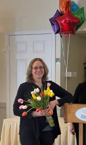 Kara Peters, enrollment manager for Community Action Pioneer Valley’s Head Start and Early Learning Programs, received the Massachusetts Head Start Association’s Staff Member of the Year Award. Kara Peters, enrollment manager for Community Action Pioneer Valley’s Head Start and Early Learning Programs, received the Massachusetts Head Start Association’s Staff Member of the Year Award.