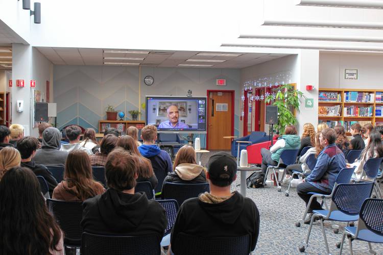 Former U.S. Attorney General Eric Holder, who served under President Barack Obama, spoke with Frontier Regional School students about voting rights, his experience on the job and the state of the country’s democracy on Wednesday.