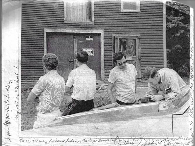 Archival images from Pacifico Palumbo and Michael Collins when they first moved to Colrain in 1969. 