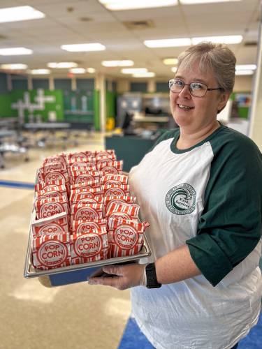 Local popcorn from Pioneer Valley Popcorn is the perfect school day snack.