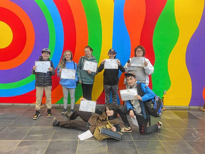 Forty-eight Mohawk Trail Regional School seventh grade students can now claim the title of “published author” as part of the Young Writers competition. “The Glitch — Stories of Imagination” is scheduled for publication on July 31. Forty-eight Mohawk Trail Regional School seventh grade students can now claim the title of “published author” as part of the Young Writers competition. “The Glitch — Stories of Imagination” is scheduled for publication on July 31.