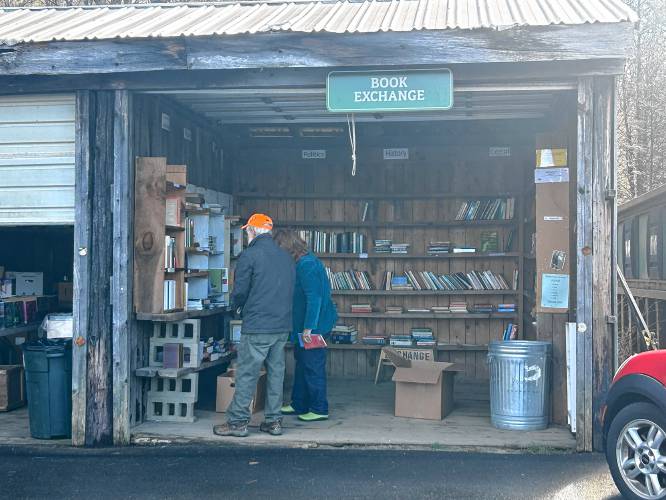 Donations have been pouring in to replenish the Ashfield Transfer Station’s book exchange after the nearly 1,000 books in the collection were taken earlier this month.