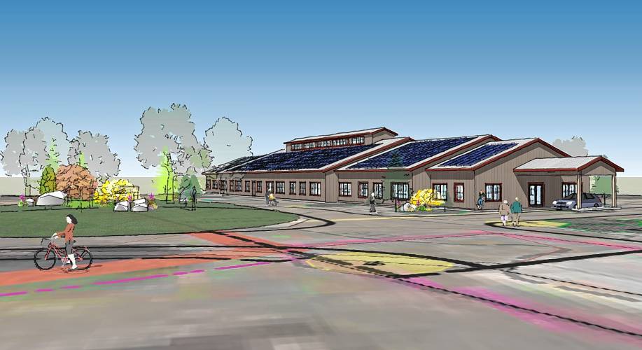 Rural Development Inc.’s design for Erving’s senior housing on Care Drive. Rural Development Inc.’s design for Erving’s senior housing on Care Drive.