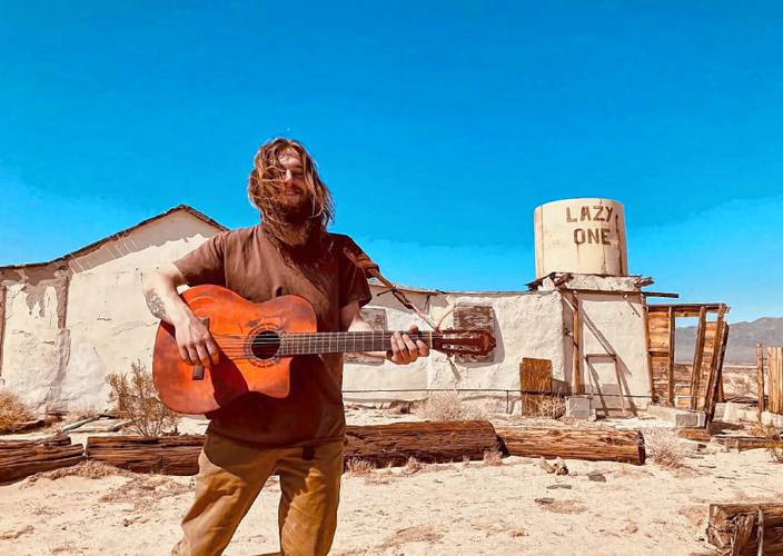 Musical storyteller Eli Elkus will perform a free, all-ages show on Saturday, June 1, from 11 a.m. to 1 p.m. at Peskeomskut Park in Turners Falls. Musical storyteller Eli Elkus will perform a free, all-ages show on Saturday, June 1, from 11 a.m. to 1 p.m. at Peskeomskut Park in Turners Falls.