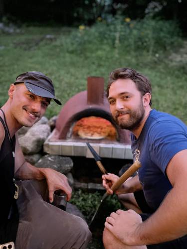 Chefs Kory Behrens and Zack Novak are creating the menu for Food & Form.