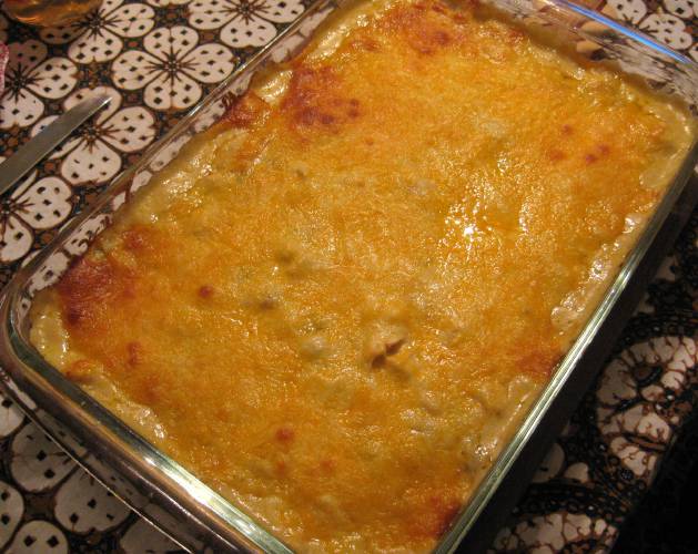 This Tex-Mex dish is more Tex than Mex, but non-purists will enjoy its bubbly warmth.