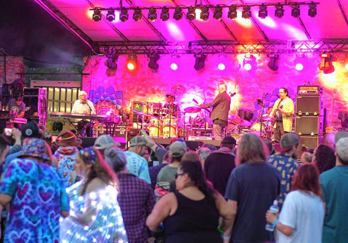 Max Creek closes out the Main Stage on Saturday night at the 20th StrangeCreek Campout at Camp Kee-wanee in Greenfield.