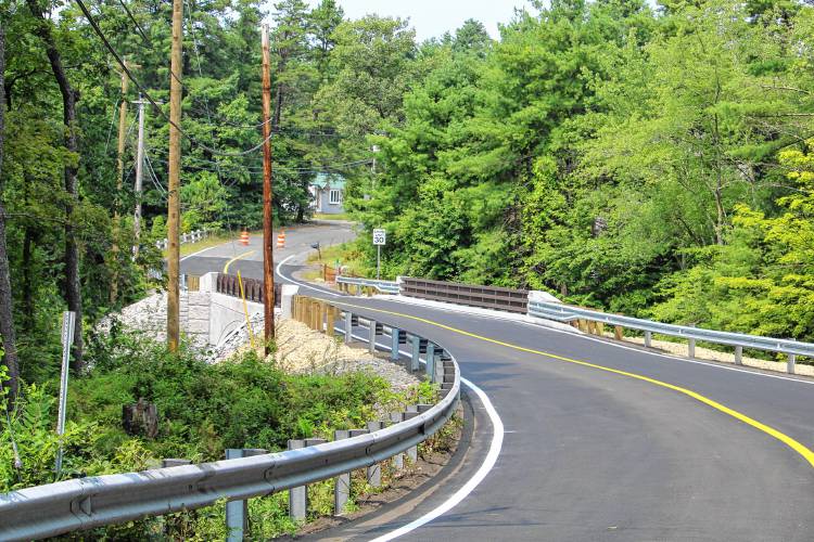 The Pinedale Avenue Bridge, which spans the Tully River from Athol to Orange. Closed in December 2022, the bridge was reopened last week.