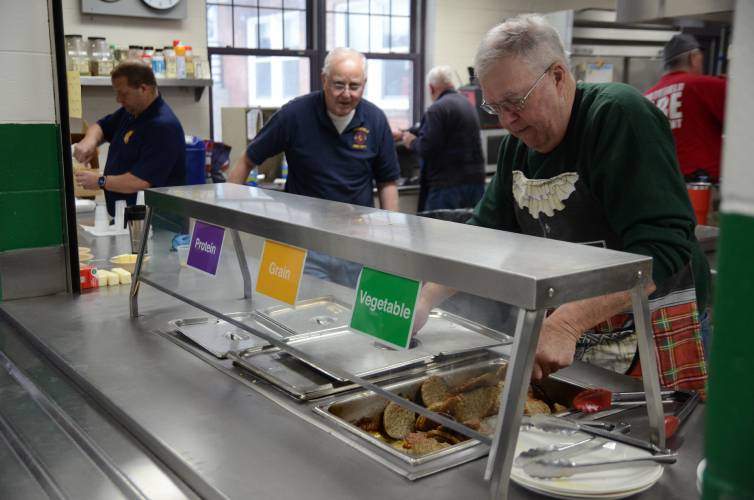 Locals enjoy a pancake breakfast at Northfield Elementary School in 2023. The next pancake breakfast, offered by the Northfield Fire Department at the school, will be Sunday, Feb. 23, from 7:30 to 10:30 a.m.