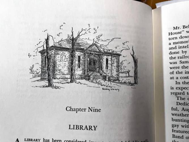 A one-of-a-kind history book tells tales from Ashfield history with illustrations and images.