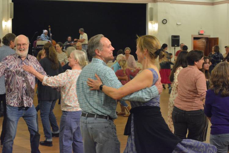 There were more than 80 attendees at the free square dance on March 22 at Ashfield Town Hall. The next event is Oct. 4.