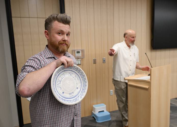 Christian Drake won first place in the adult category of the Poet’s Seat Poetry Contest with his poem, “Necropsy of a Spirit Deer.”