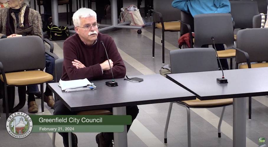 Department of Public Works Director Marlo Warner II speaks to the City Council Wednesday evening. Department of Public Works Director Marlo Warner II speaks to the City Council Wednesday evening.