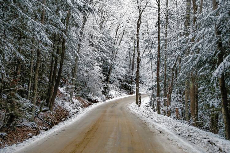 Dudleyville Road in Leverett. Restoring or rebuilding the mostly gravel road, which is sometimes rendered impassable by heavy rainfall, will cost tiny Leverett $2 million to $4 million.