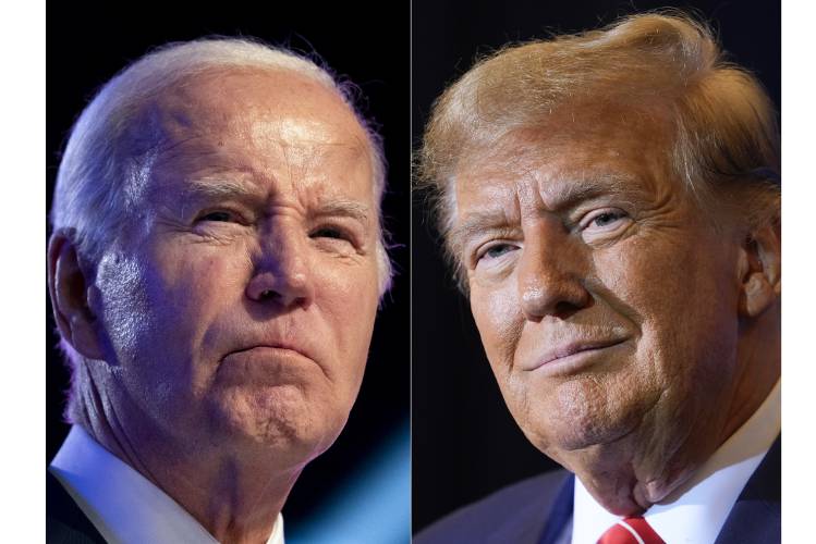 President Joe Biden and Republican presidential candidate Donald Trump. President Joe Biden and Republican presidential candidate Donald Trump.