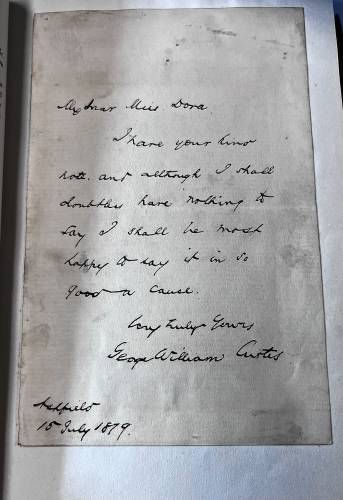 This correspondence from 1879 is include in “History of Ashield,” a three-volume series covering the town’s history from its settlement in 1742 through 1960.