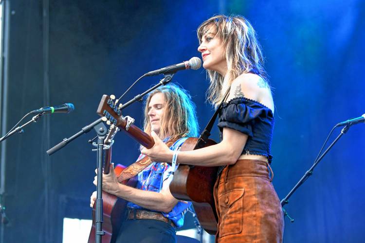 Bonny Light Horsemen play the main stage on Saturday at the Green River Festival at the Franklin County Fairgrounds.