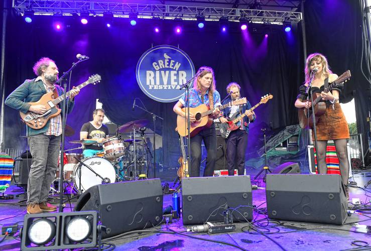 Bonny Light Horsemen play the main stage on Saturday at the Green River Festival at the Franklin County Fairgrounds.