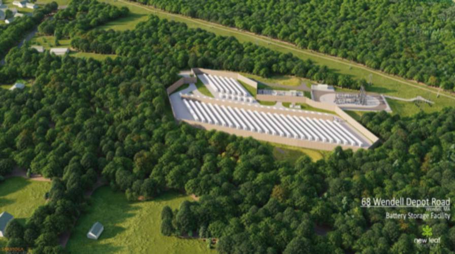 Lowell-based New Leaf Energy recently withdrew plans for a 105-megawatt battery storage facility off Wendell Depot Road in Wendell. Under a new clean energy siting law sought by the state and legislative leaders, the project would have bypassed local zoning regulations and been reviewed by a new state energy siting board.