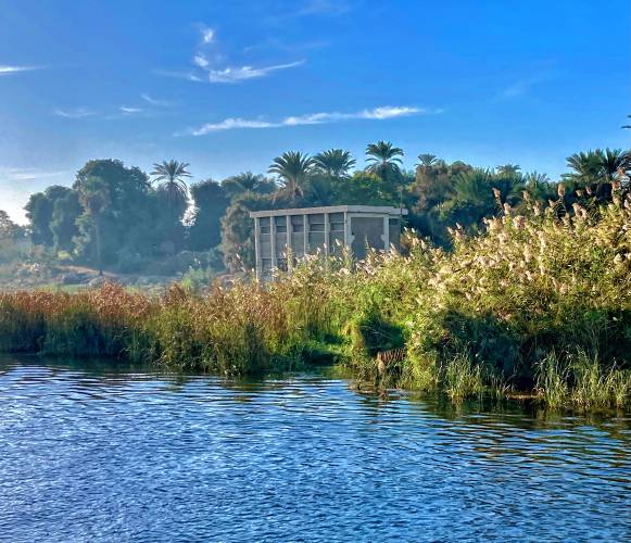 An irrigation plant along the Nile River.