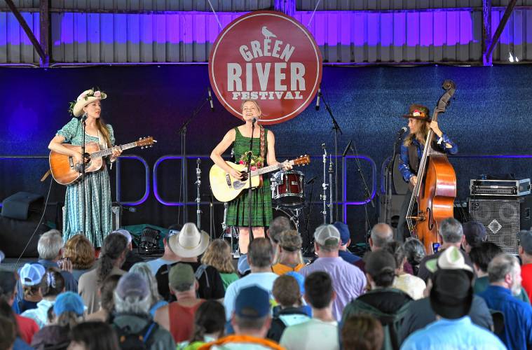 Wonder Women of Country play the Back Porch Stage on Saturday at the Green River Festival at the Franklin County Fairgrounds.