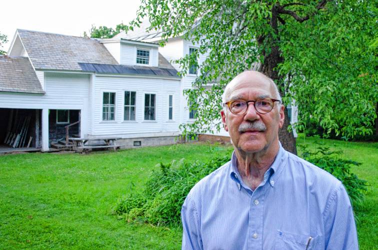 Catamount Hill Association historian Prentice Crosier.