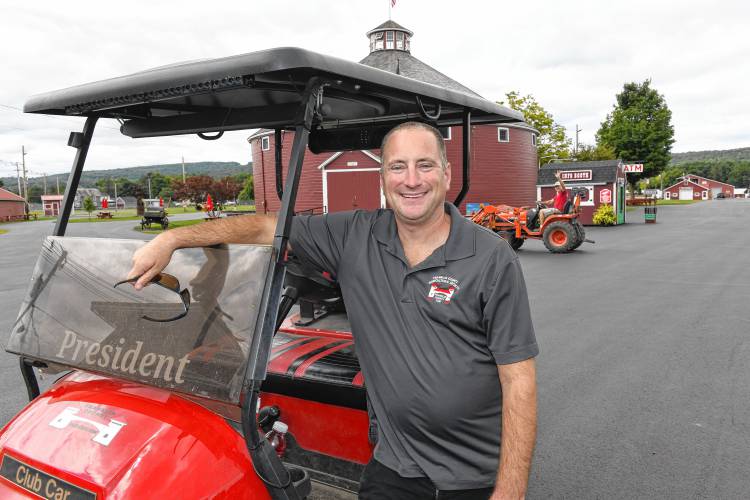Michael Nelson, president of the Franklin County Agricultural Society, at the Franklin County Fairgrounds in Greenfield.