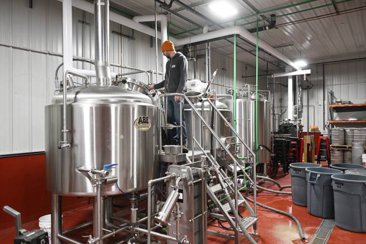 Local brewer Nate Perry plans to open Incandescent Brewing in the former Hitchcock Brewery Co. space on South Street in Bernardston. 