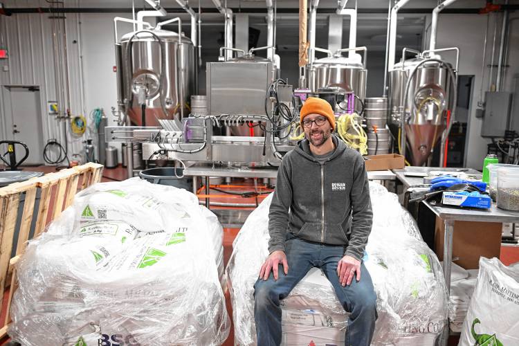 Local brewer Nate Perry plans to open Incandescent Brewing in the former Hitchcock Brewery Co. space on South Street in Bernardston. 