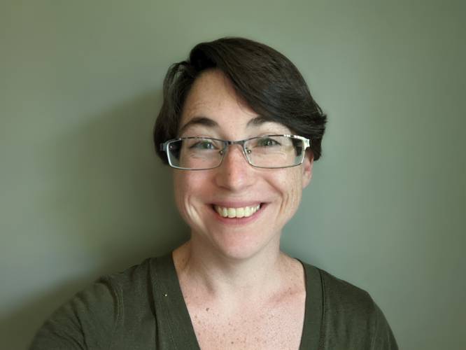 Tierney Sodders, a mother of five, opened The Nest Community Closet in the lower level of the United Church of Bernardston in January of this year. Tierney Sodders, a mother of five, opened The Nest Community Closet in the lower level of the United Church of Bernardston in January of this year.