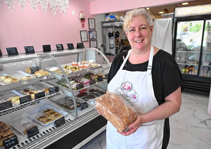 Fran Bates co-owns Over The Top Bakery with her husband, Mike. The couple operates three businesses on New Athol Road in Orange.
