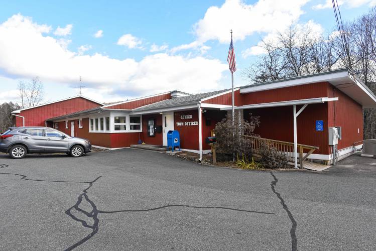 The Leyden Town Offices at 7 Brattleboro Road. The Leyden Town Offices at 7 Brattleboro Road.