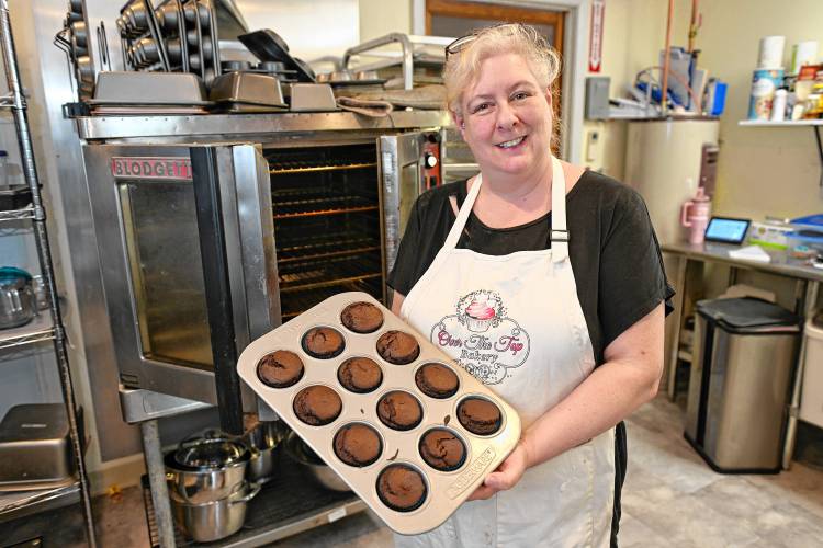 Fran Bates co-owns Over The Top Bakery with her husband, Mike. The couple operates three businesses on New Athol Road in Orange.