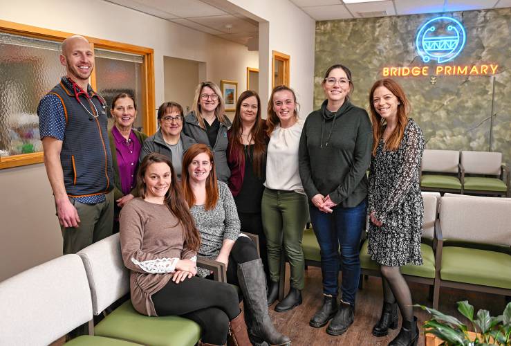 The staff at Bridge Primary at 55 Federal St. in Greenfield.