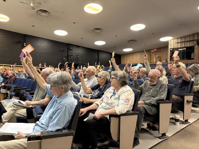 Buckland voters approved all 26 articles on the warrant during Annual Town Meeting on Saturday.