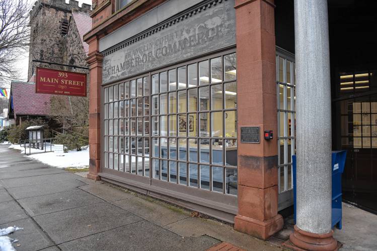 Community Action Pioneer Valley’s offices at 393 Main St. in Greenfield, the former home of the Franklin County Chamber of Commerce. Community Action is one of the social service agencies that is working later this month to get a headcount of people sleeping in shelters and, in some cases, outside.
