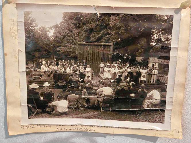 Old Home Days in Warwick on Aug. 14, 1940. This is among the photos of previous Old Home Days that can be viewed at the Warwick Historical Society. This photo was restored by late society member Inge Wirth.