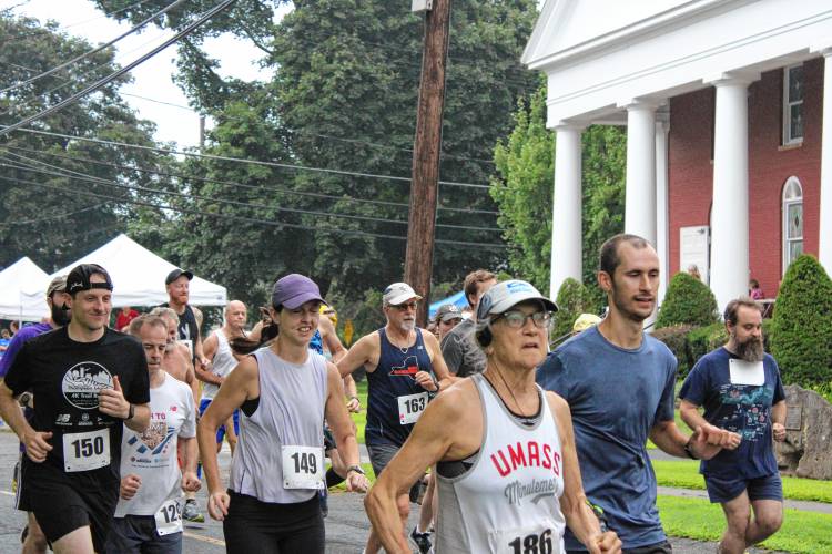43rd Montague Mug Race runners begin their 5.5 mile race from 4 North Street on Saturday, August 17 at 8:30 a.m. 