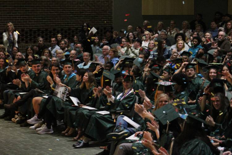 Greenfield High School graduated 87 students on Saturday.
