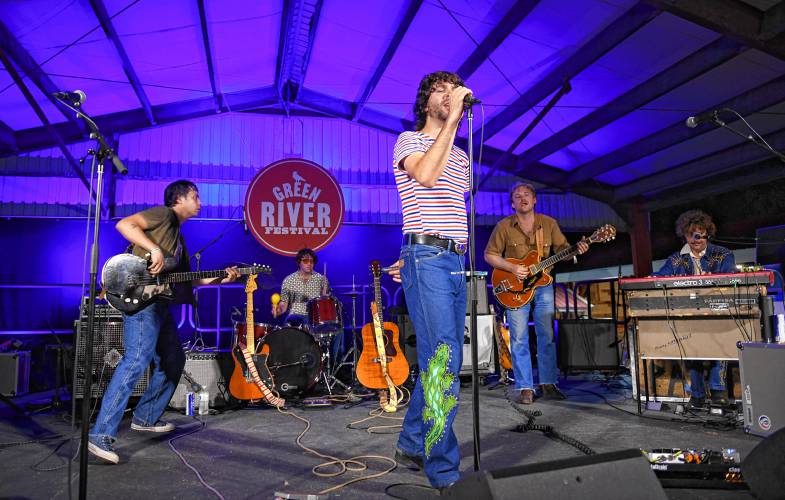The Nude Party plays the Back Porch Stage Friday night at the Green River Festival at the Franklin County Fairgrounds.
