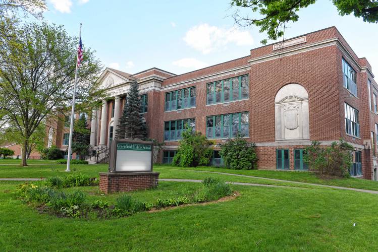 Greenfield Middle School on Federal Street.