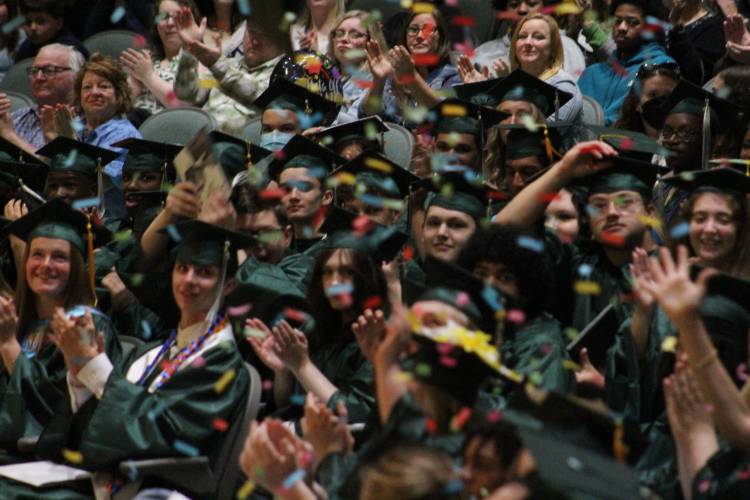 Greenfield High School graduated 87 students on Saturday.