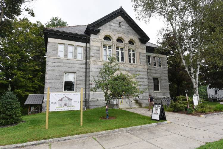 Dickinson Memorial Library in Northfield, pictured, will host “All About Fairy Houses” with Lara Dubin on Tuesday, May 21, from 6 to 7 p.m. Dickinson Memorial Library in Northfield, pictured, will host “All About Fairy Houses” with Lara Dubin on Tuesday, May 21, from 6 to 7 p.m.