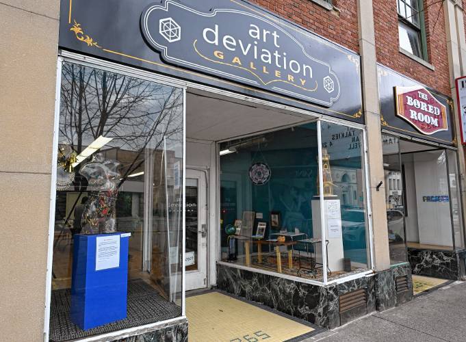Greenfield resident JJ White is opening his Art Deviation Gallery & Store on Main Street in Greenfield. 