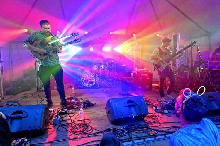 Consider the Source performs on the Vernville Stage at the 20th StrangeCreek Campout at Camp Kee-wanee in Greenfield on Saturday.