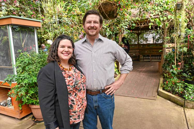 Victoria Tubbs and her brother Vytautas Sukys plan on buying the Magic Wings butterfly conservatory and gardens in South Deerfield.