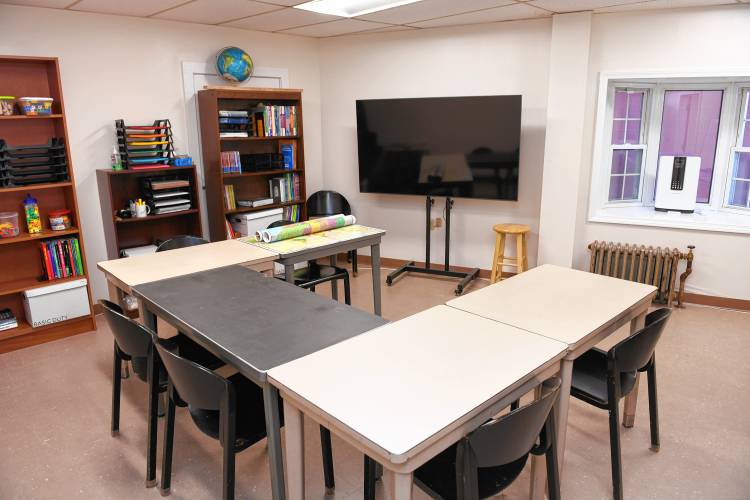 One of the classrooms at The Literacy Project’s new location at 278 Main St., Suite 202, in Greenfield.