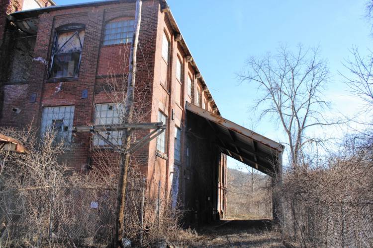 The former International Paper mill in Erving. 