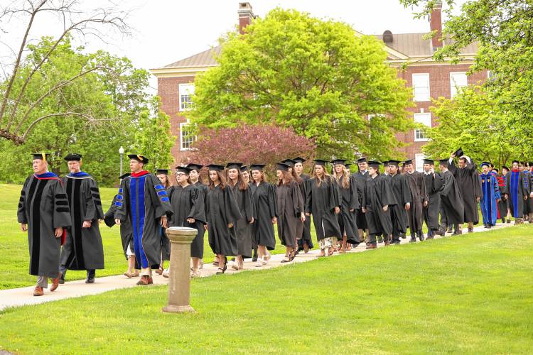 Thomas Aquinas College’s Northfield campus bid farewell to the 30 graduates in the Class of 2024 on Saturday.
