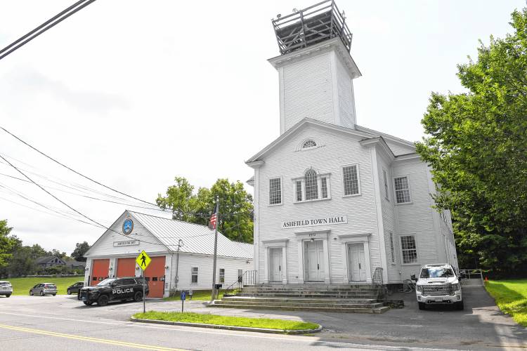 The Ashfield Town Hall and Fire Station.